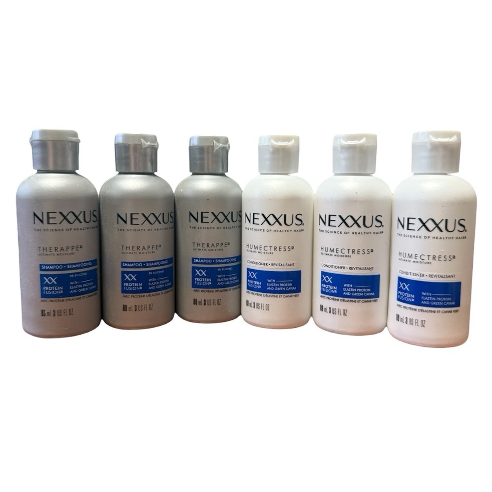 Nexxus Therappe Shampoo & Humectress Conditioner Travel Size 3 oz Set Of 6